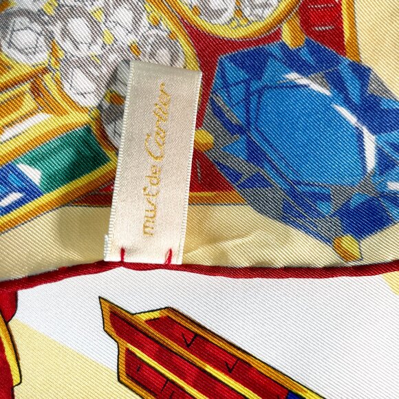 Cartier Silk Scarf – Panther & Jewel Print - Picture 13 of 15
